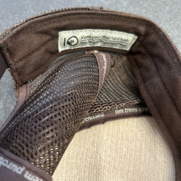 Tentree Forest Print Trucker Hat in Brown - Picture 3 of 3